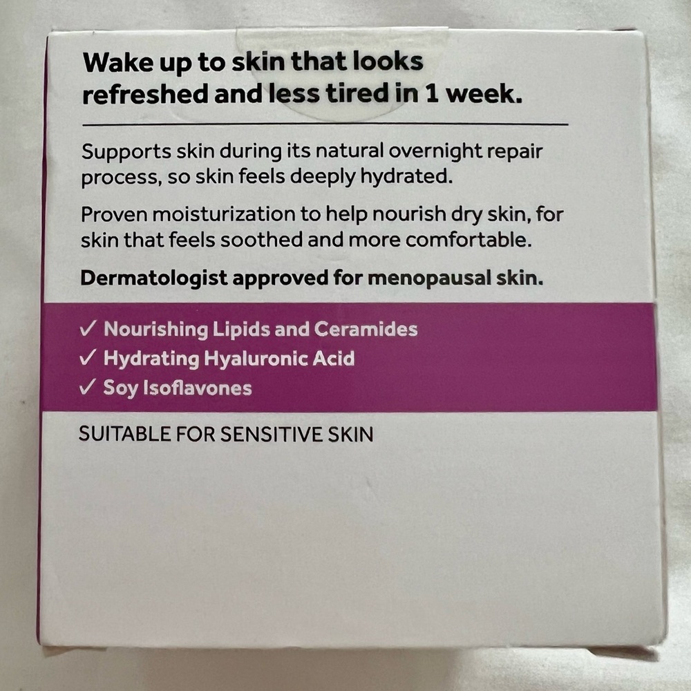 NIB - No7 Menopause Skincare Nourishing Overnight Cream - Picture 3 of 6